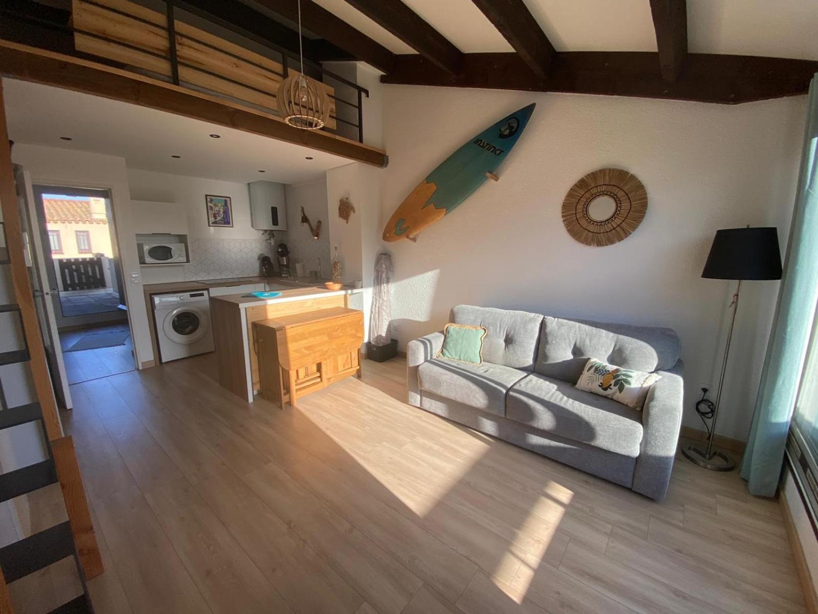 Grand Studio Entre Le Golf Et La Plage A 800M 圣西普里安 外观 照片